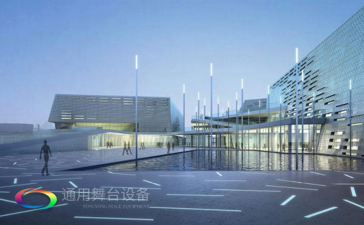 舞臺阻燃幕布通用舞臺扛起建設單位責任，加強檢查監(jiān)管，落實“3個100%”要求！東莞市工人文化宮工人電影院改造工程順利完工